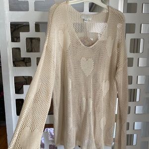 Mesh sweater